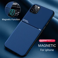 phone leather case for iphone 11 12 pro xs max mini 8 7 6s 6 plus xr x xs magnet anti shock shell case cover for iphone se 2020