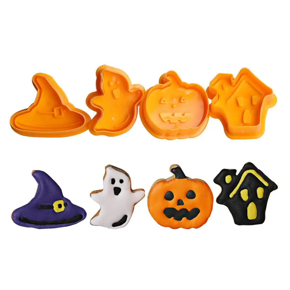 4 шт./компл. Набор Кухонной выпечки для Хэллоуина DIY инструмент украшения торта