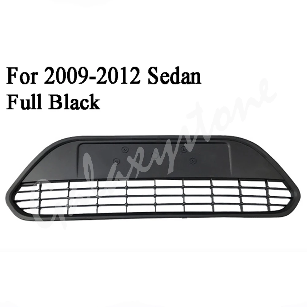 09-12 Sedan BLK Передний бампер для пчелиных сот Нижняя решетка для Ford Focus хэтчбек седан 2009 2010 2011 2012 2013 - Цвет: 09-12 Sedan BLK