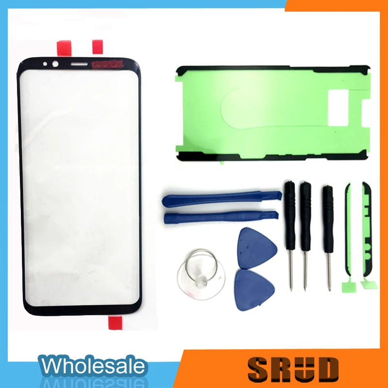 5Pcs High Quality Outer Touch Panel Screen Glass For Samsung Galaxy S10 S9 S8 Plus Note 8 9 10 10 Plus Front Glass Lens
