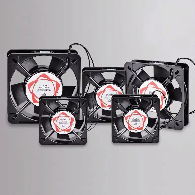 Осевой вентилятор охлаждения для шкафа 6 8 9 см 12 15 см|Охлаждающие подставки