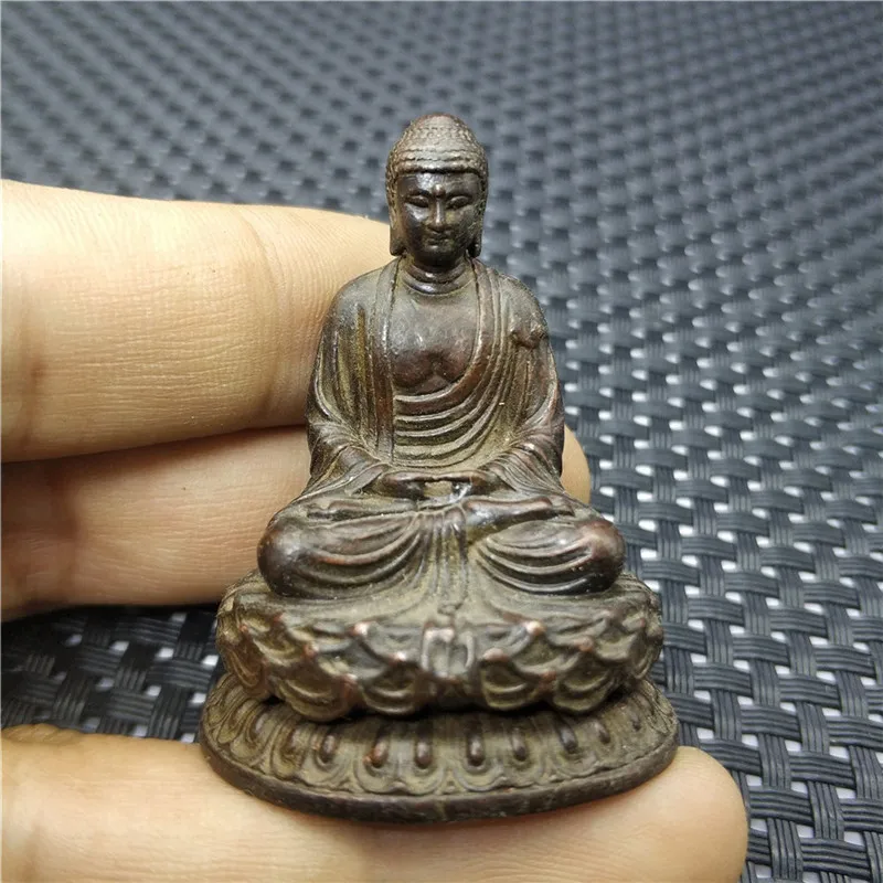 

Chinese Bronze Statue Sakyamuni Buddha Statue Auspicious Statue Home Decoration Exorcism Gift
