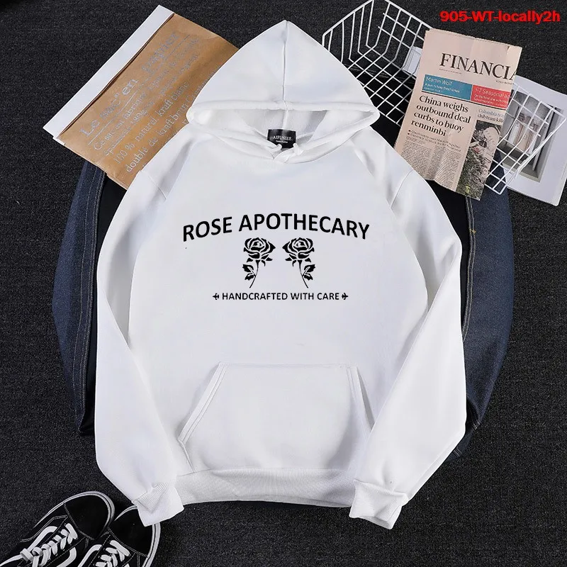 Casual Vintage Pullovers Rose Apothecary Locally Sourced Print Hoodies Spring Harajuku Hoodie Women Sweetshirts Oversized Tops