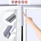 Самоклеящаяся уплотнительная лента для окон и дверей, наполнитель для раздвижных дверей из акустической пены, с защитой от ветра, звуконепроницаемое хлопковое уплотнение для дверей, 2-10 м