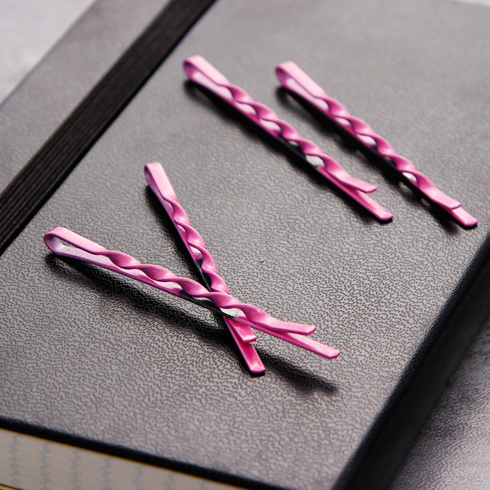 12 шт./лот хорошего качества красочные Спиральные заколки для женщин и девочек