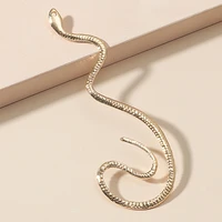 punk snake earing clips without piercing punk non pierced clip earrings ear cuffs for women men gold fake piercing jewelry