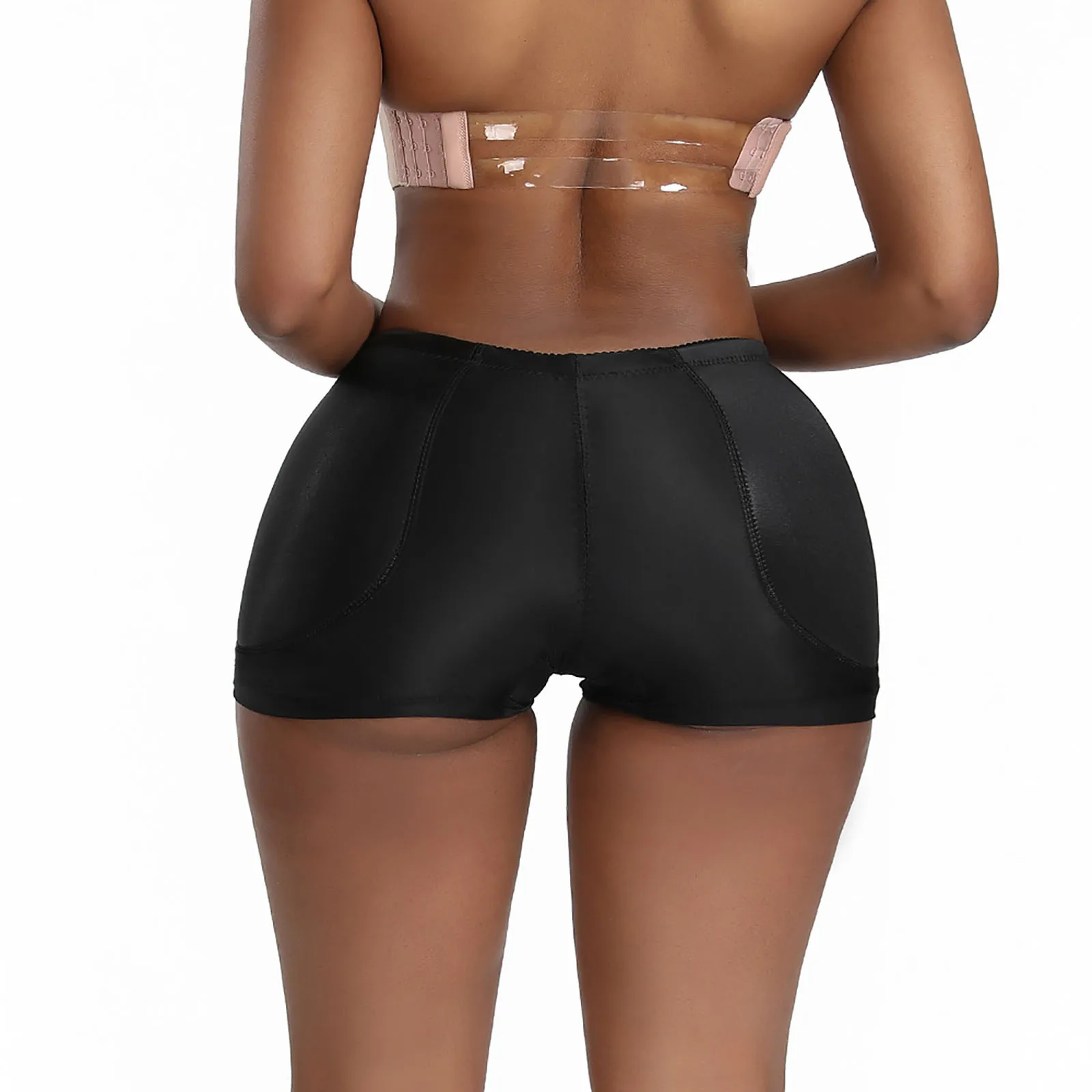 

Pull-in pants female bottom rich buttock false buttock belt insert pad false PP peach buttock flat Angle waist shaping underwear