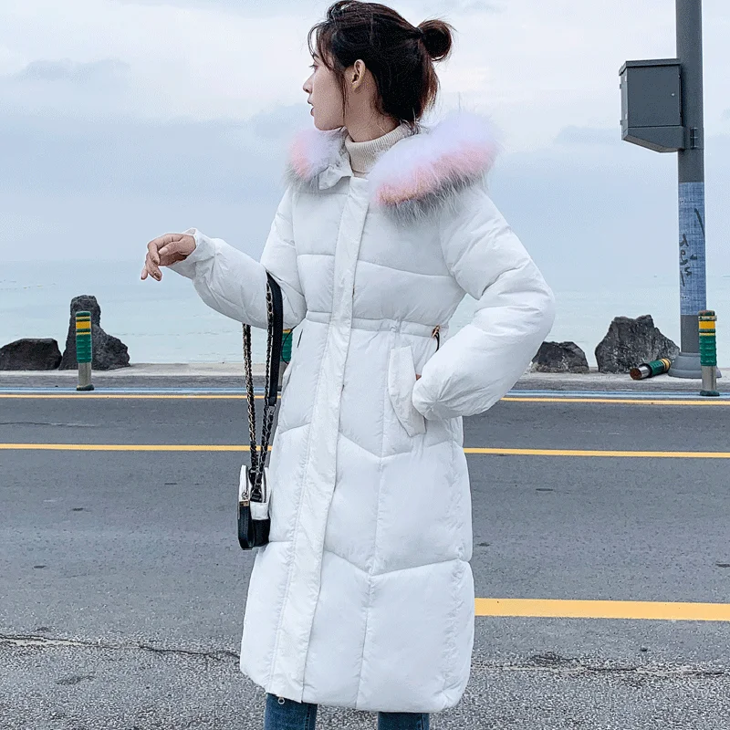 Женская пуховая куртка с капюшоном размеры до 3XL | одежда