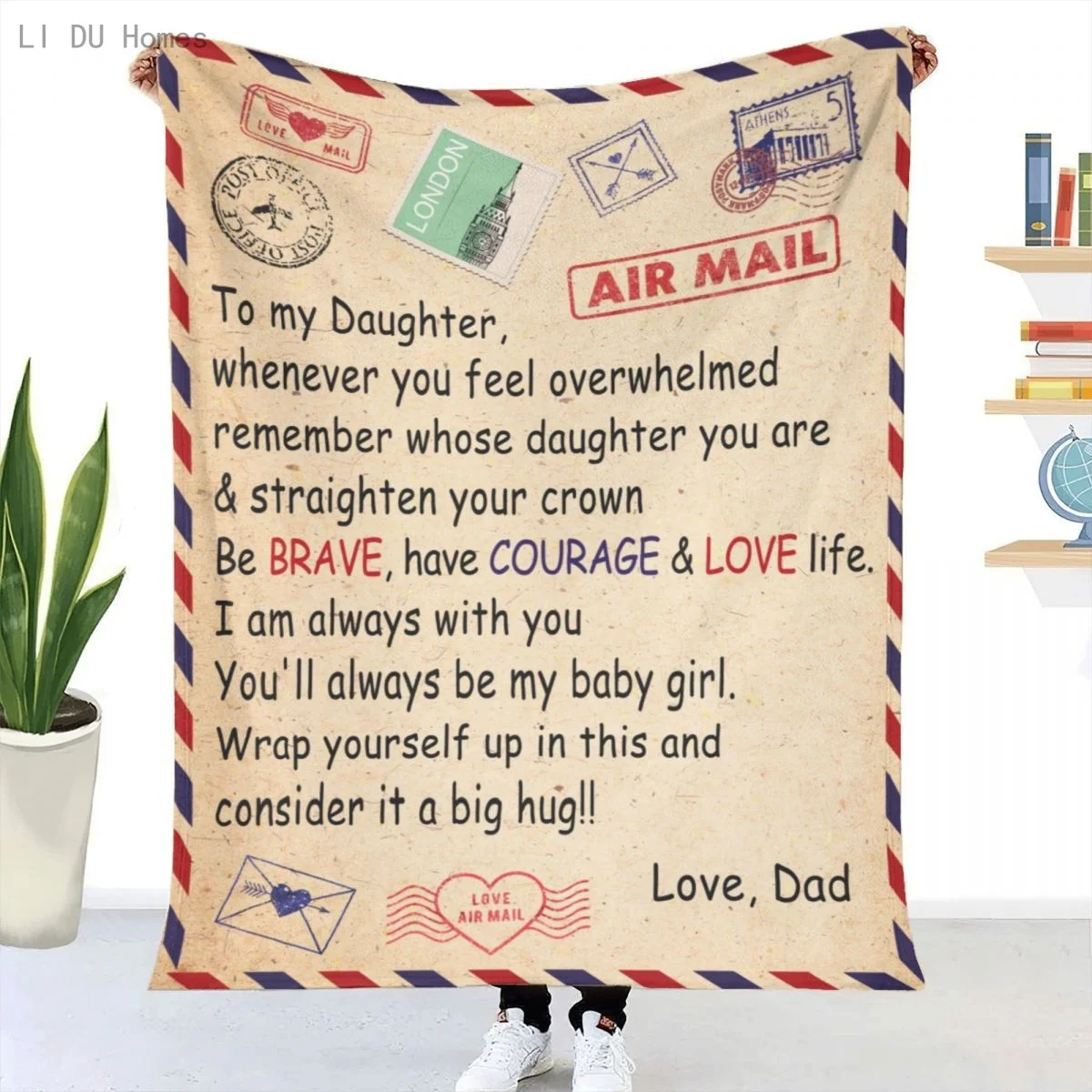 

Flannel Throw Blanket Letter Printed Quilts Air Mail 3d Print Keep Warm Sofa Child Blankets Home Textiles Dreamlike Family