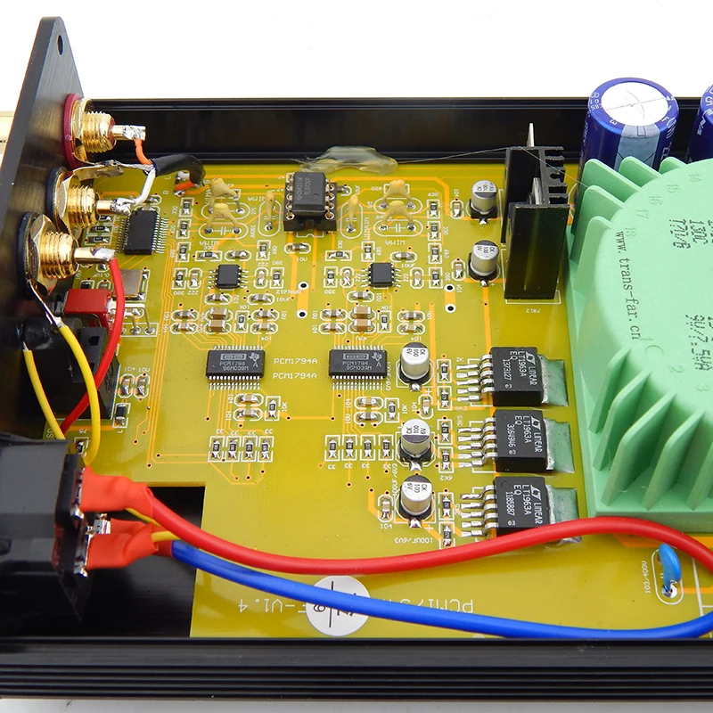 Аудио двойной PCM1794 HiFi DAC оптический коаксиальный 24 бит PCM1794A OPA1612 OPAMP для аудио CD