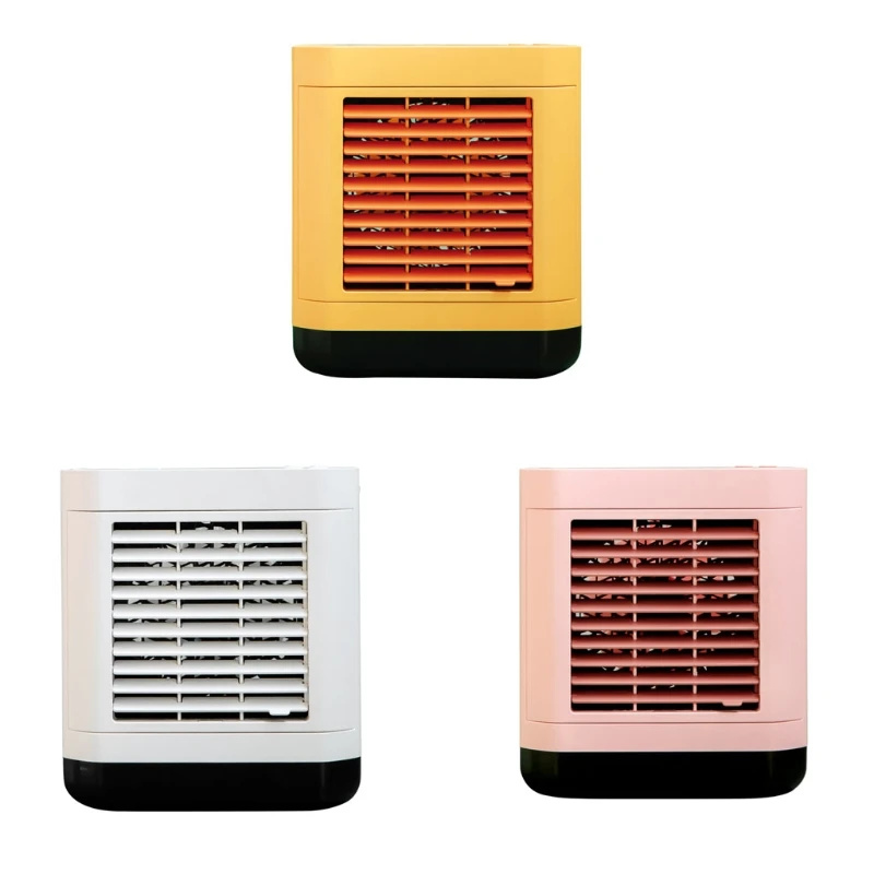 

Портативный Настольный мини-кулер с отрицательными ионами и распылителем, Маленький Персональный охлаждающий инструмент с USB-зарядкой для ...