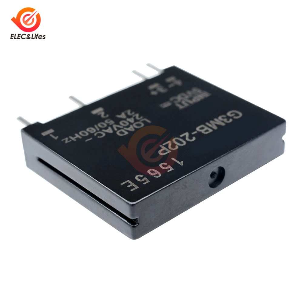 5V релейный модуль G3MB-202P G3MB 202P DC-AC SSR твердотельный релейный модуль вход DC 5V Выход AC 240V 2A