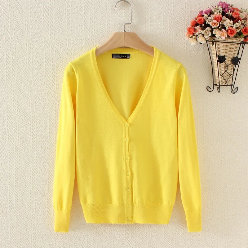 Женский кашемировый кардиган вязаный шерстяной свитер |