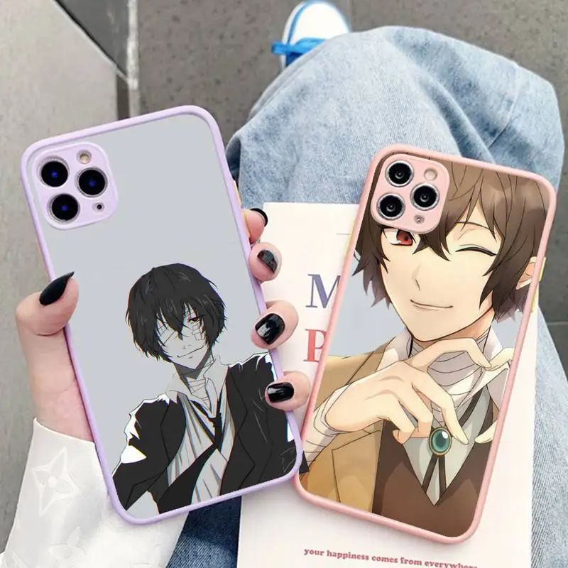 

Yinuoda Bungo Stray Dogs Osamu Dazai Phone Cases for iPhone 7 8 Plus X XR XS 11 12 pro MAX Hard PC TPU Back Cover
