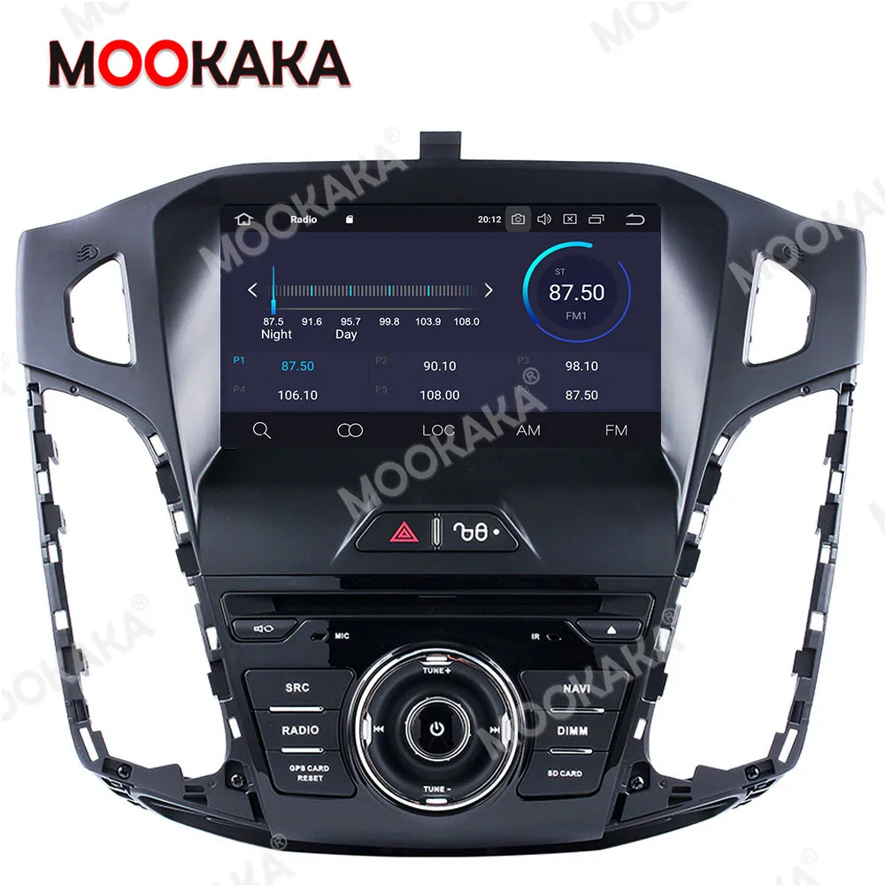 Автомобильный стерео DVD плеер PX6 IPS 4 + 64 ГБ Android 10 0 GPS ГЛОНАСС навигация для Ford Focus 2012