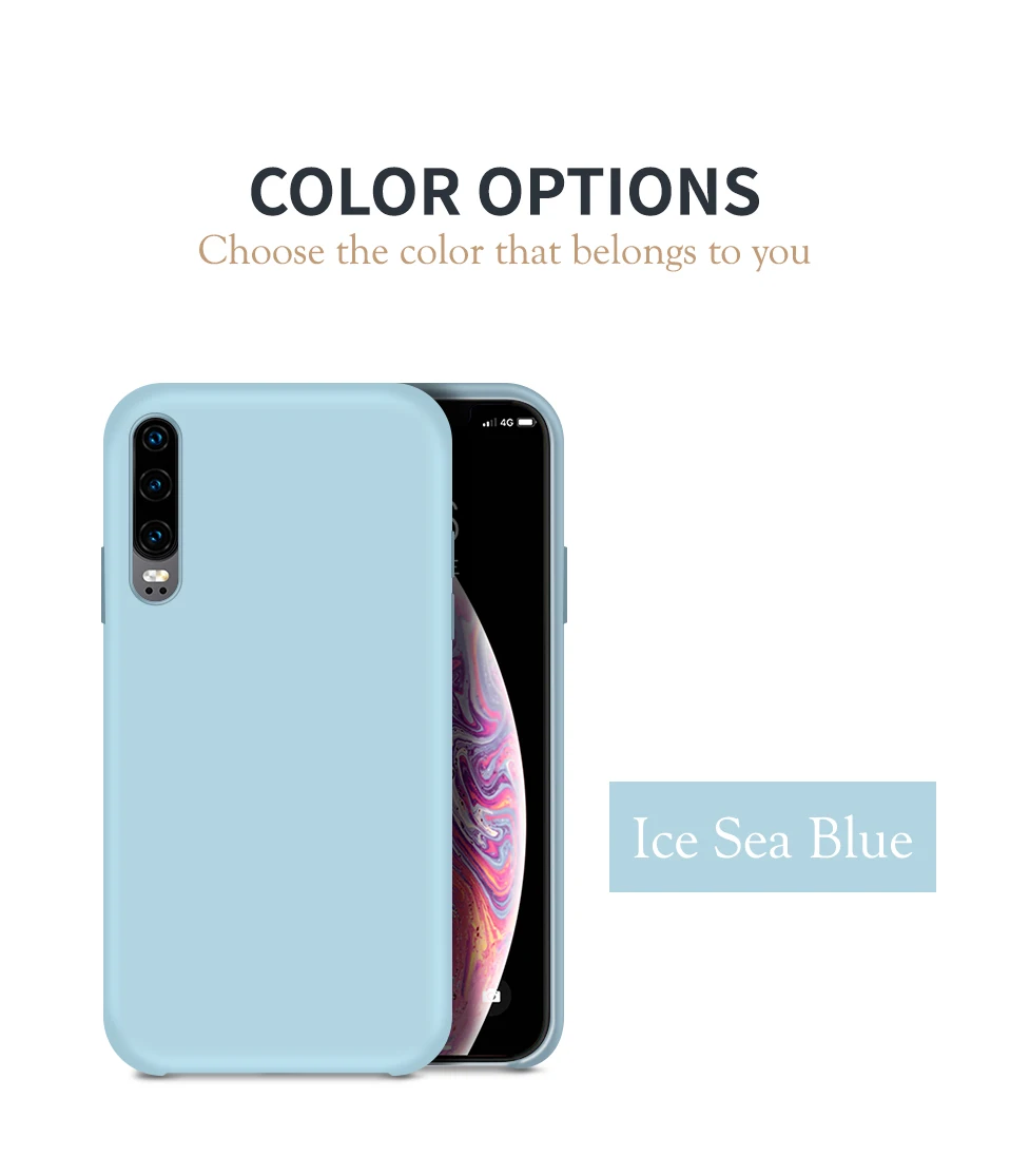 Жидкий силиконовый чехол для huawei P30 Lite, чехол, накладка из микрофибры, чехол для huawei P20 Lite P30 Pro mate 20 Lite Honor 20 10i