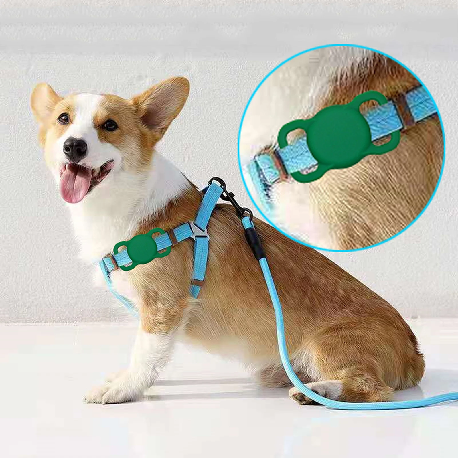 pet silicone protective case gps finder dog cat smart wearable device for apple airtags bluetooth compatible trackers free global shipping