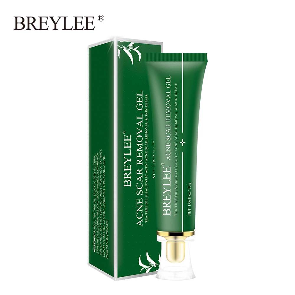 

BREYLEE Acne Scar Removal Gel Fade Acne Marks Spots Remove Skin Pigmentation Soothing Prevent Acne Treatment Serum Essence 30g
