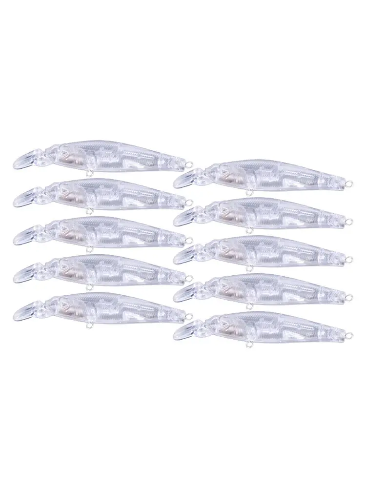 10 шт прозрачная бионная приманка в виде гольяна Воблер для рыболовной наживки