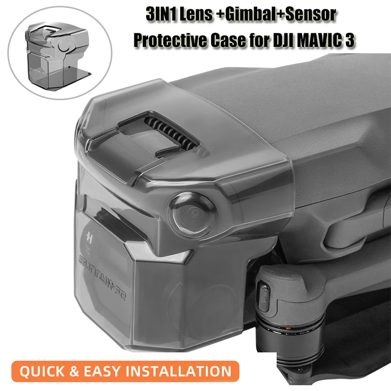 

3IN1 Lens +Gimbal+Sensor Protective Case for DJI MAVIC 3 Plastic Dust-proof Scratch Resistant Protector for MAVIC 3 Accessories