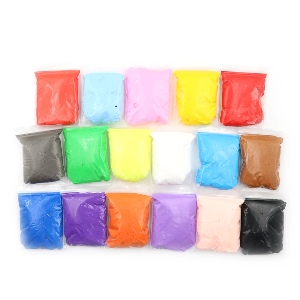 

20g/bag 17 colors Slime Clay Dynamic Sand Gift Amazing Indoor Magic Play Sand Educational Toys Mars Space Sand Fun Toys