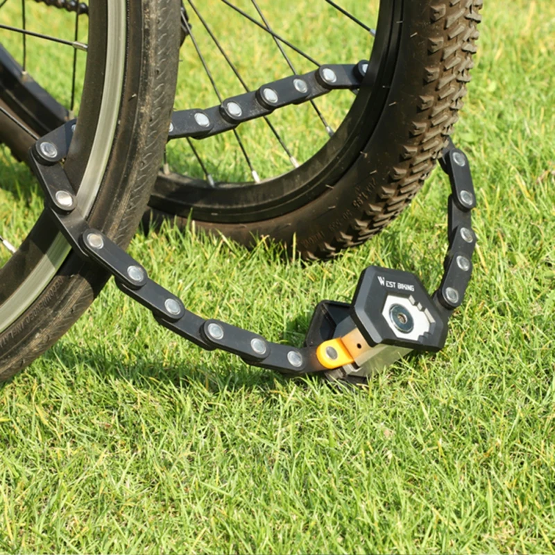 

Foldable Bicycle Lock Road MTB Bike Hamburg High Security Cycling Chain Lock Anti-Theft Scooter Electric Page Lock Core