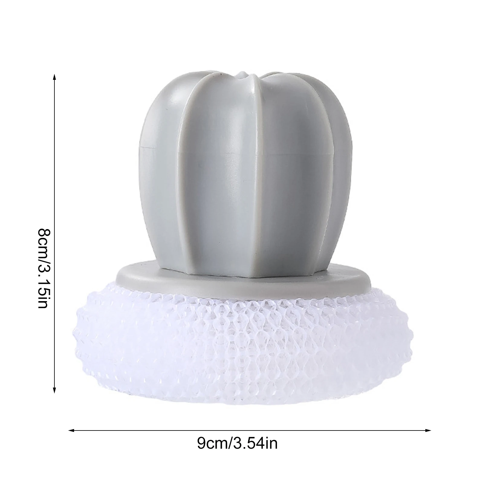 

1pcs Cleaning Brush Pot Cactus Shape Steel Wire Ball Brush Household Pot Washing Dish Brush Scourer Steel Wool Kitchen Tool