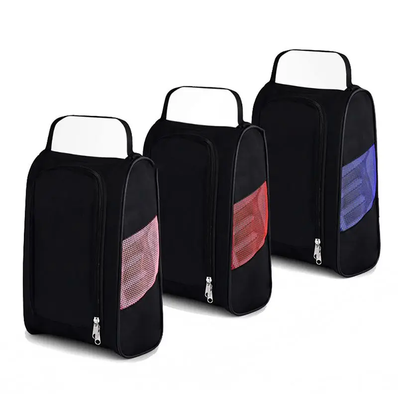 

Golf Shoes Bag Breathable Portable Water Resistant Zipper Shoe Case Carrier Golf Shoes Holders