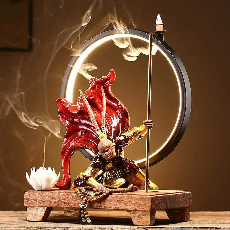 Подставка для курильницы Monkey King с 20 конусами | Дом и сад