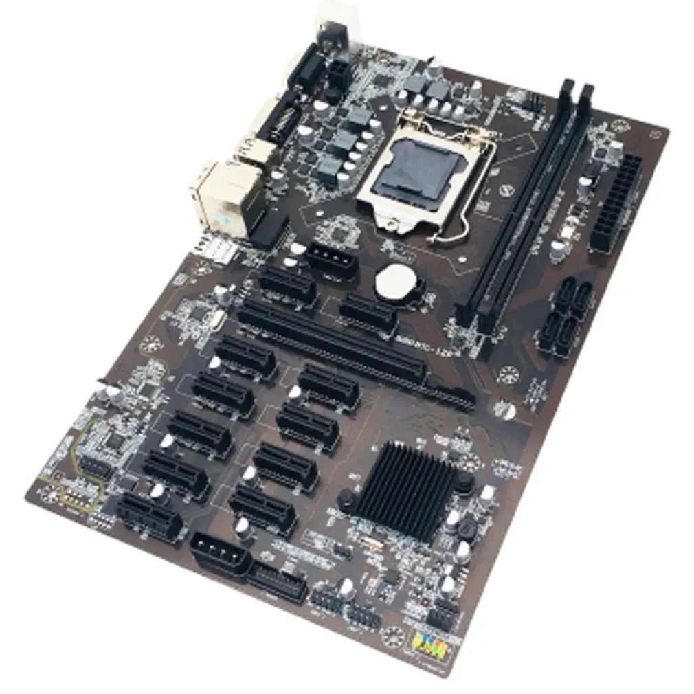 

B250 Mining Motherboard PCIe X1 PCI-E X16 LGA 1151 16G DDR4 SATA 3.0 USB 3.0 for Bitcoin BTC ETH GPU Graphics Card Mining Miner