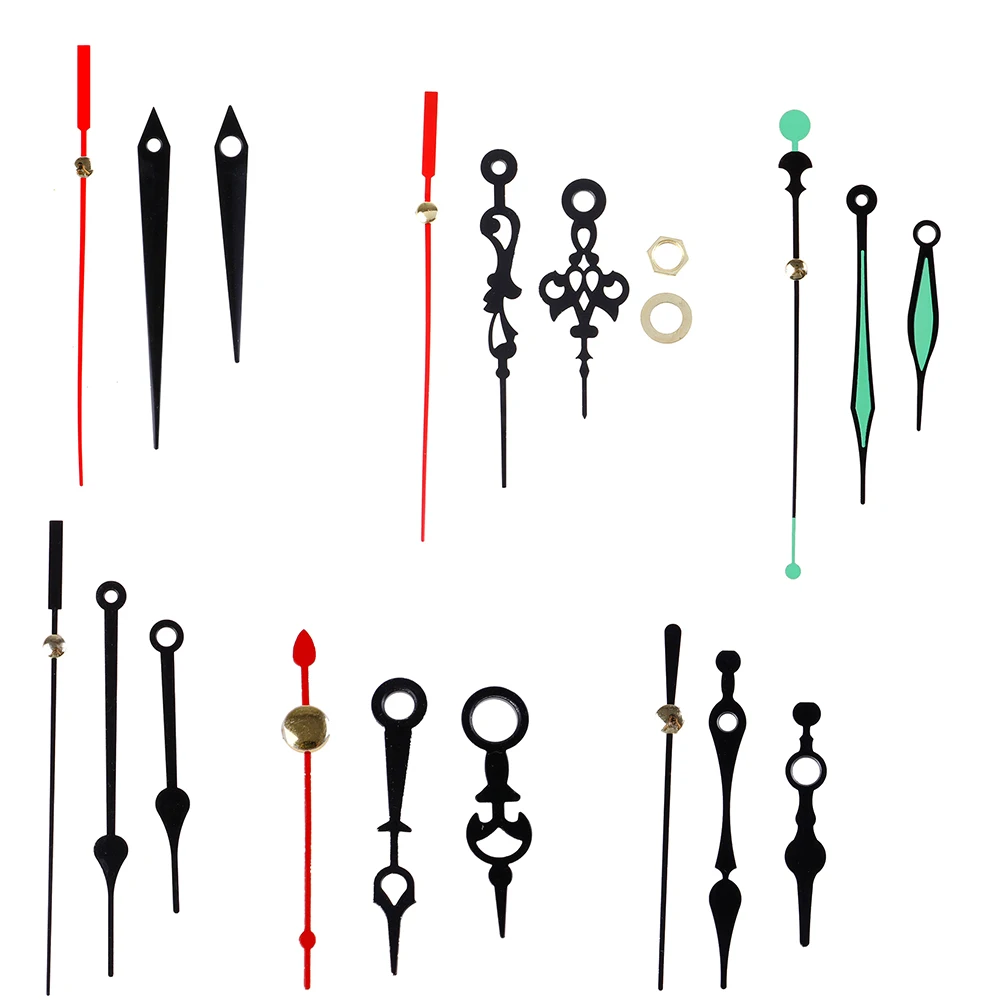 Новинка кварцевые часы механизм золотые стрелки запчасти для самостоятельной