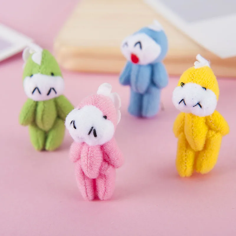 6 см новогодняя игрушка милый маленький китайский дракон кукла брелок мягкая