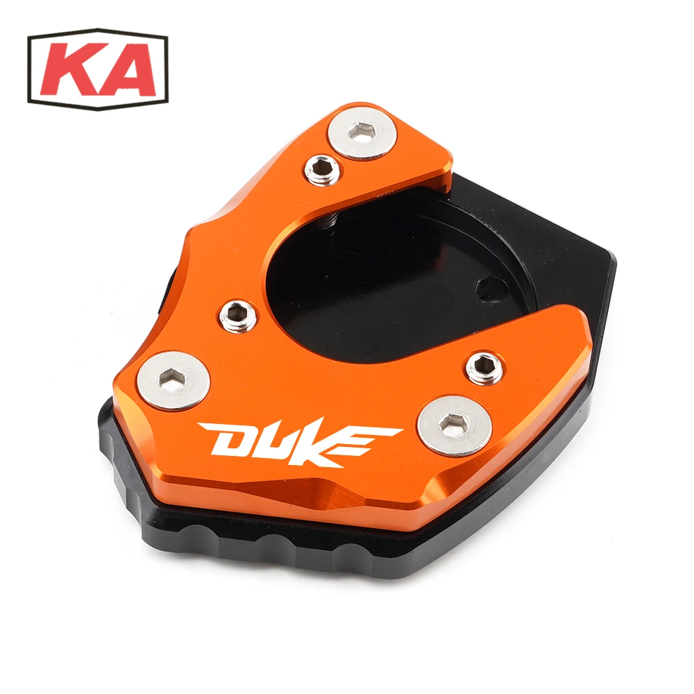 

Logo Duke For KTM DUKE390 RC390 DUKE 125 200 390 RC 390 CNC Kickstand Foot Side Stand Extension Pad Support Plate Enlarge