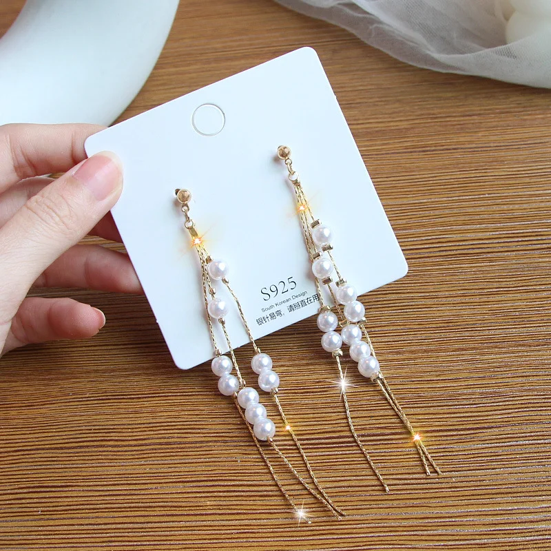 

Cute temperament simple fashion female personality wild earrings earrings