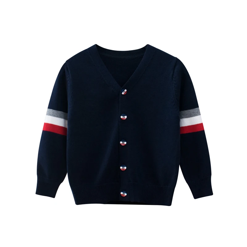 

Кардиган для маленьких мальчиков, осень 2022, вязаный кардиган для мальчиков, свитер, детская одежда, хлопковый свитер, топ, детская одежда
