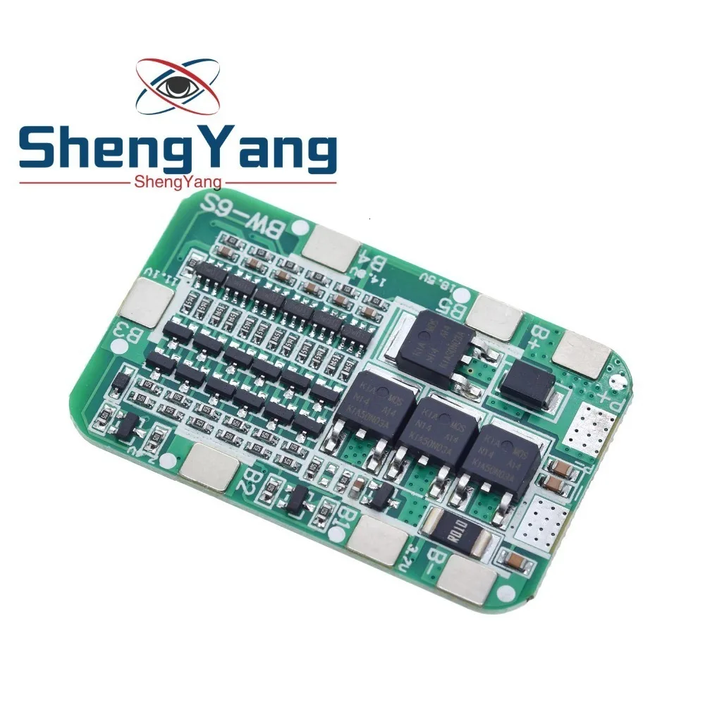 Шэньян 6S 15A 24V PCB плата защиты BMS для 6 шт 18650 литий-ионная литиевая Батарея солнечных батарей модуль новое поступление