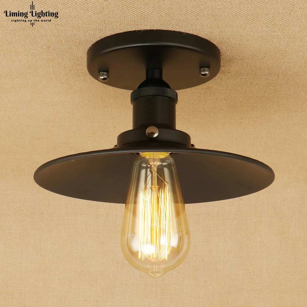 Лофт винтажные потолочные светильники Lamparas De Techo Lustre Luminaria Abajur комнатная потолочная лампа освещение Промышленное освещение для гостиной
