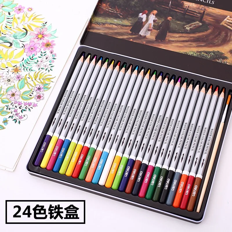24/36/48/72 Профессиональный Ляпис цветные карандаши Масло Набор акварельных красок