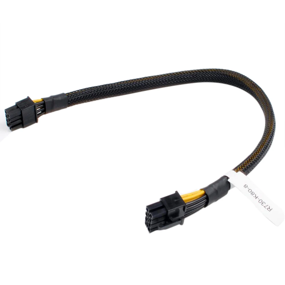 

Power Cable PCIE GPU for DELL R730 & Nvidia K80/M40/M60/P40/P100 8-p to 8-p 35CM