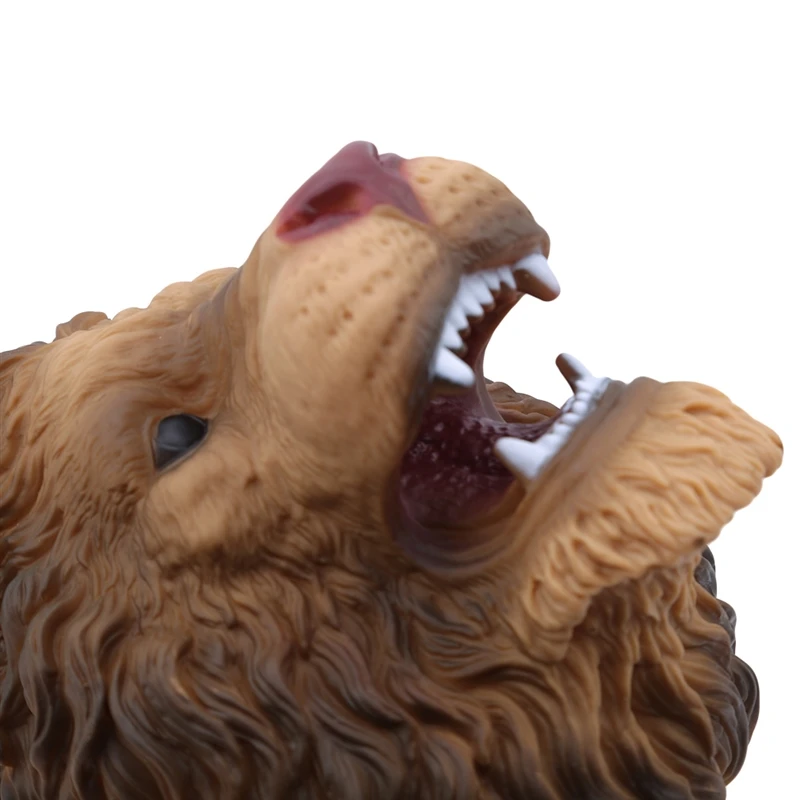 Wildlife Doll Novelty Mischief Toy puppet Funny Animal Lion Tiger Horse Monkey Product Image Realistic | Игрушки и хобби
