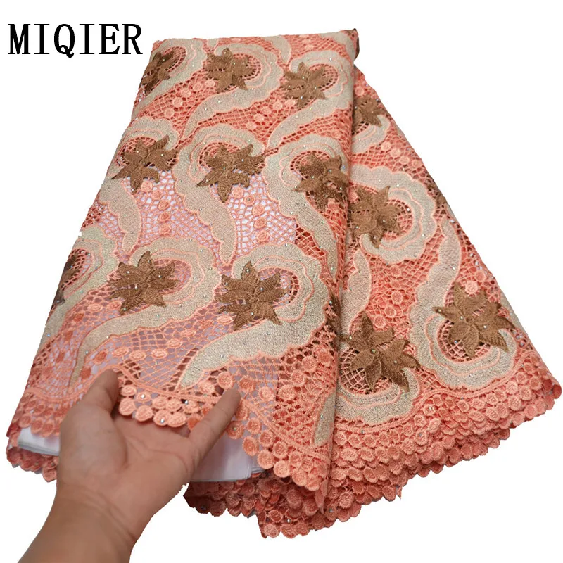 MIQIER 2020 высококачественная ткань Водорастворимая Ткань дамасская кружевная