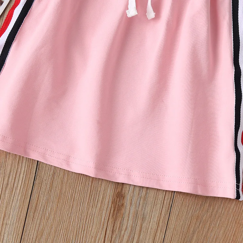 

2020 Autumn Infant Rompers Baby Girls Clothes Long Sleeve Hoodie Short Skirt Pink Baby Girls Clothes Rompers Baby Costume