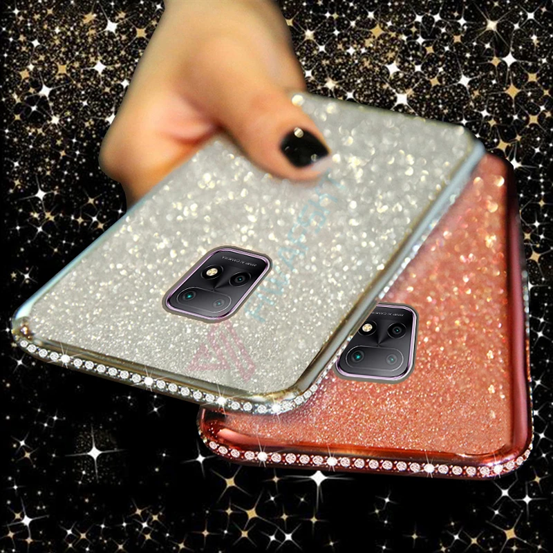

Fashion Diamond Bling Glitter Case for Redmi 9 9A 9C NFC 9AT 8 8A Note 9S 9 Pro Max 8T 8 Pro Redmi Note9 note9s