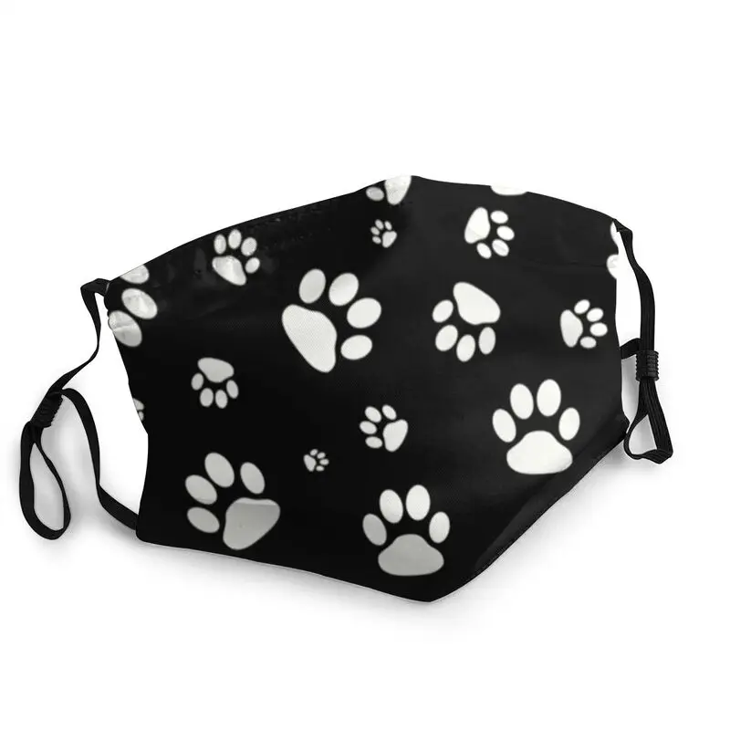 

Собака след многоразовые унисекс маска для лица для взрослых Paw против дымки пыли Защитная крышка респиратор рот муфельная печь