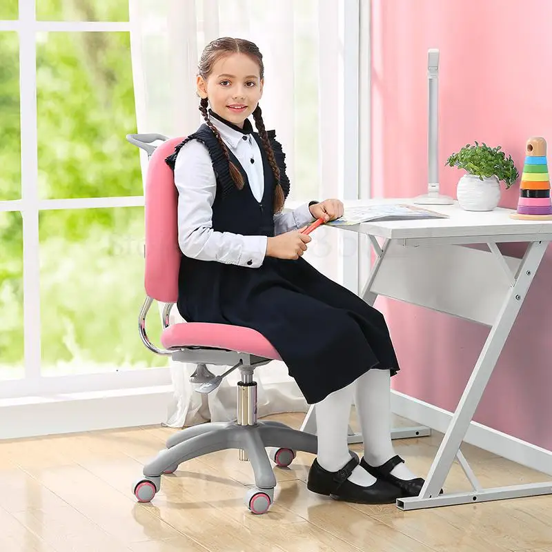 Ergonomic Children's Study Chair Student Adjustable Lift Sitting Posture Correction Writing |