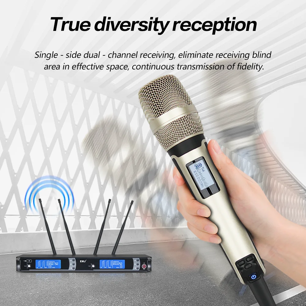 

High Quality Professional SKM9000 True Diversity Handheld Wireless Microphone Professional Lavalier Headset Stage Performance