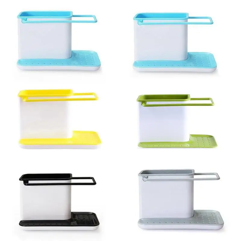 

Sponge Holder Storage Rack Sink Filter Kitchen Sink Filter Strainer Drain Vegetable Fruite Drainer Basket Kitchen Accessories