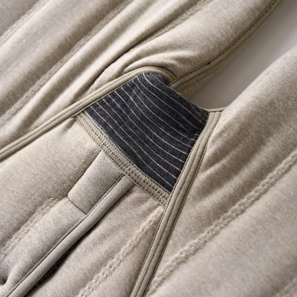 Thermal Underwear Warm Pants Men Leggings Warm Long Johns Plus Fat Male Winter High Waist Plus Velvet Thick Wool Super Thick