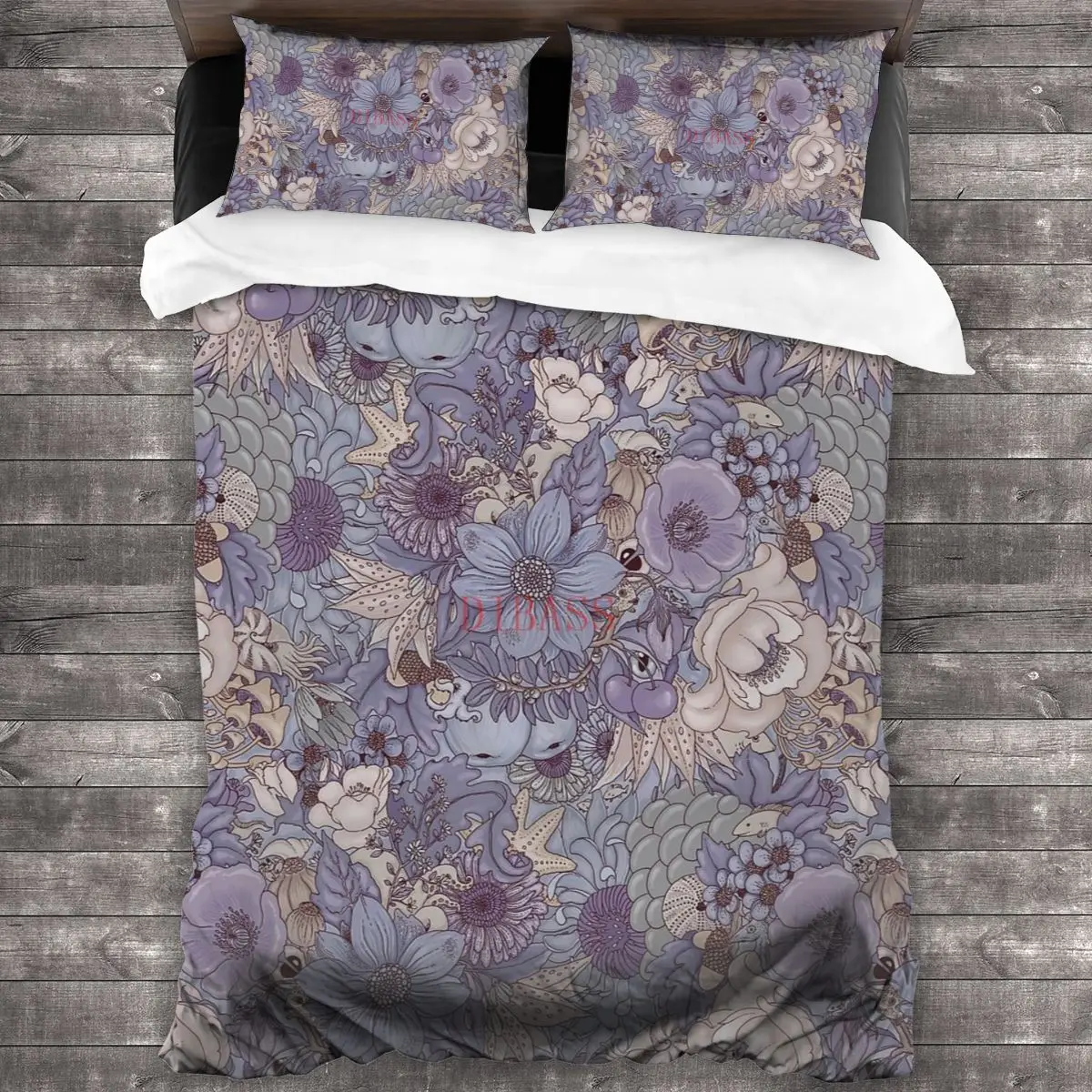 

Комплект постельного белья из 100% чистого хлопка с 2 наволочками и пододеяльником