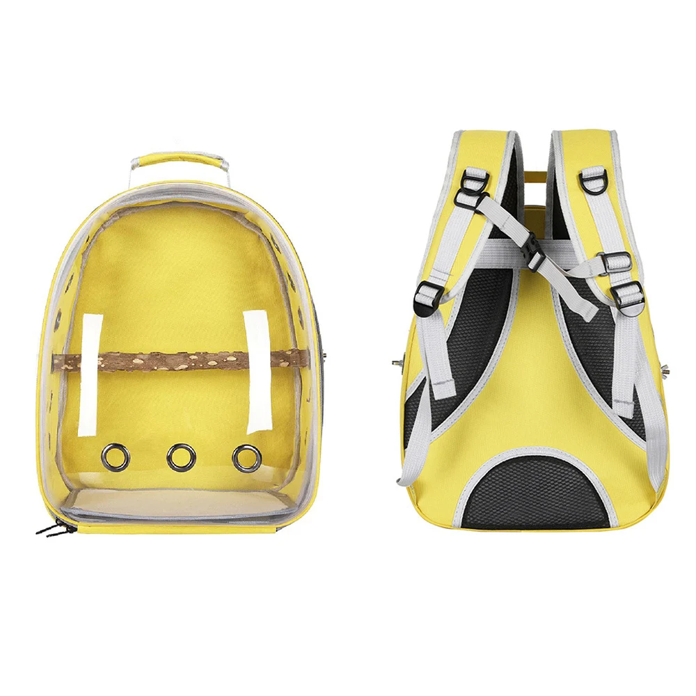 

Parrot Pet Travel Bag Carrier Backpack Hard-Sided Cat/Dog Bubble Backpack Breathable Small Space Pet Clear Capsule Knapsack New